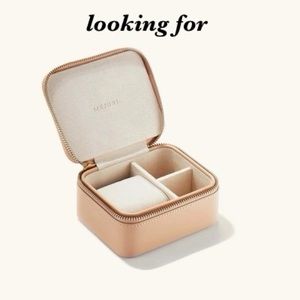 iso: mejuri watch case beige